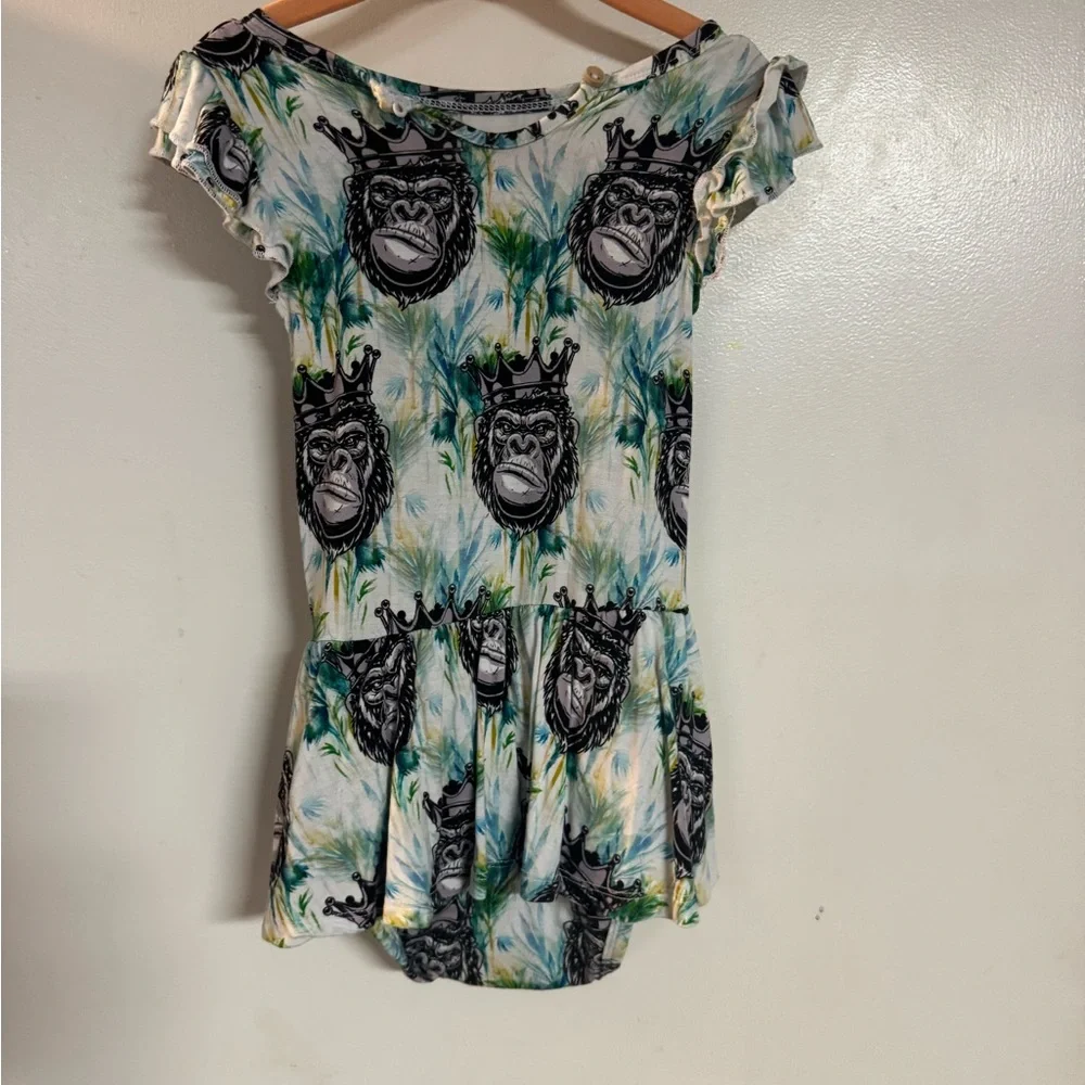 Bums & Roses Ruffle Dress - Picture 3 of 4